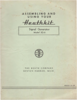 Heathkit SG-6-Signal-generator - Manual 